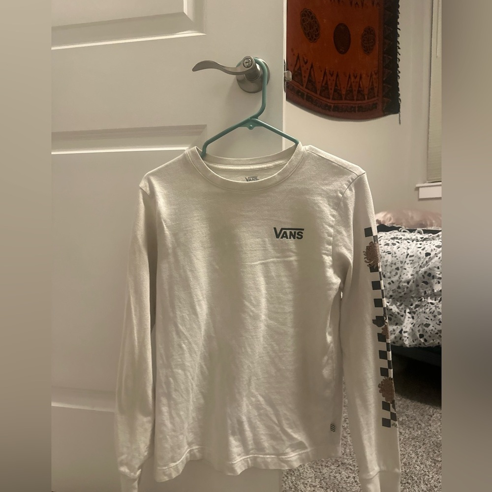 vans dying flowers long sleeve